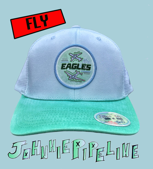 Fly Eagles Fly SnapBack / teal green