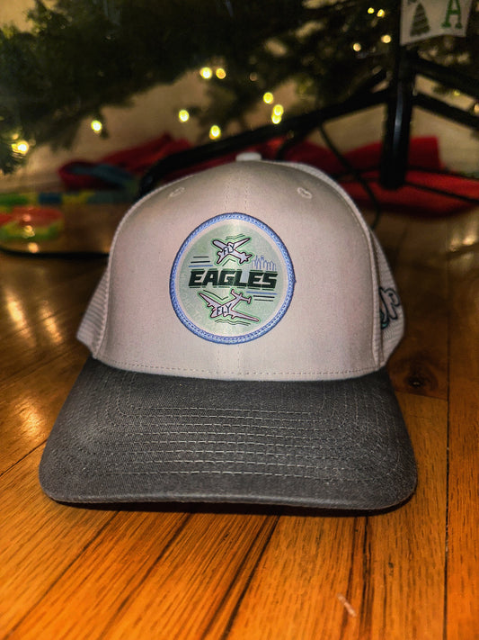 Fly Eagles Fly Snapback / Bone Black